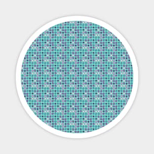 Retro Circles Pattern Magnet